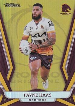 2023 NRL Traders Titanium - Gold Pearl Special #GS007 Payne Haas Front